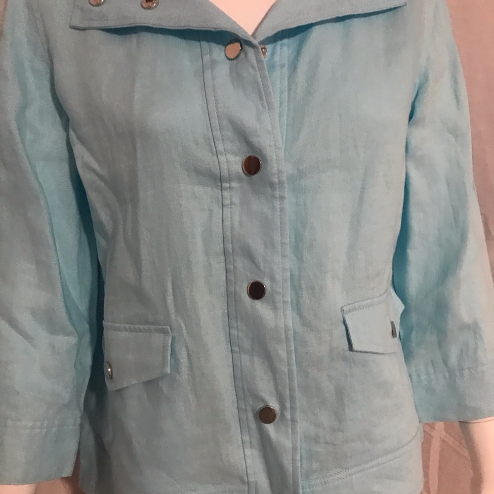 Chico’s linen jacket - Picture 2 of 10